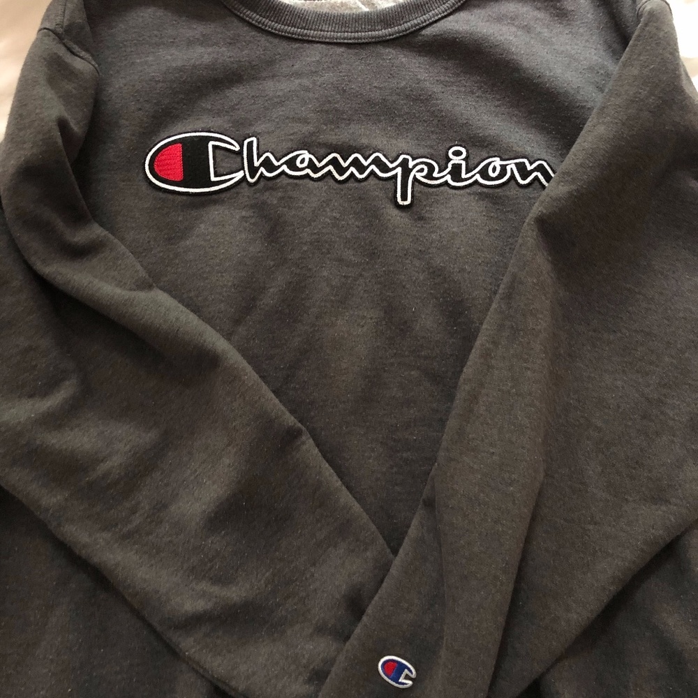 grey champion sweatshirt